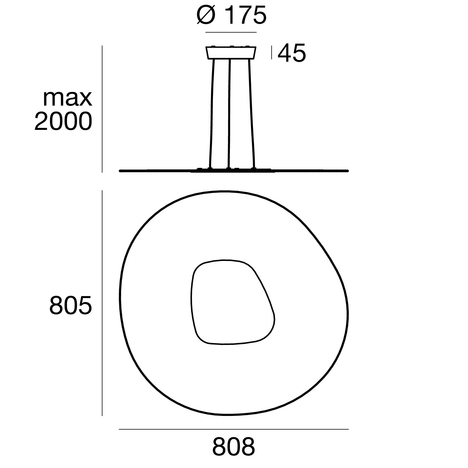 Linea Light 90349_rozmery