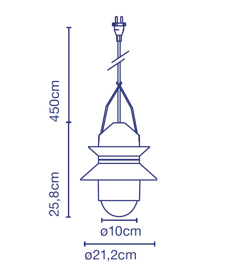 24918 13 marset santorini zavesne svitidlo horcicove barvy 1x8w e27 vyska 25 8m ip67_rozmery