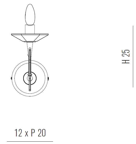 metallux icaro H25 rozmery