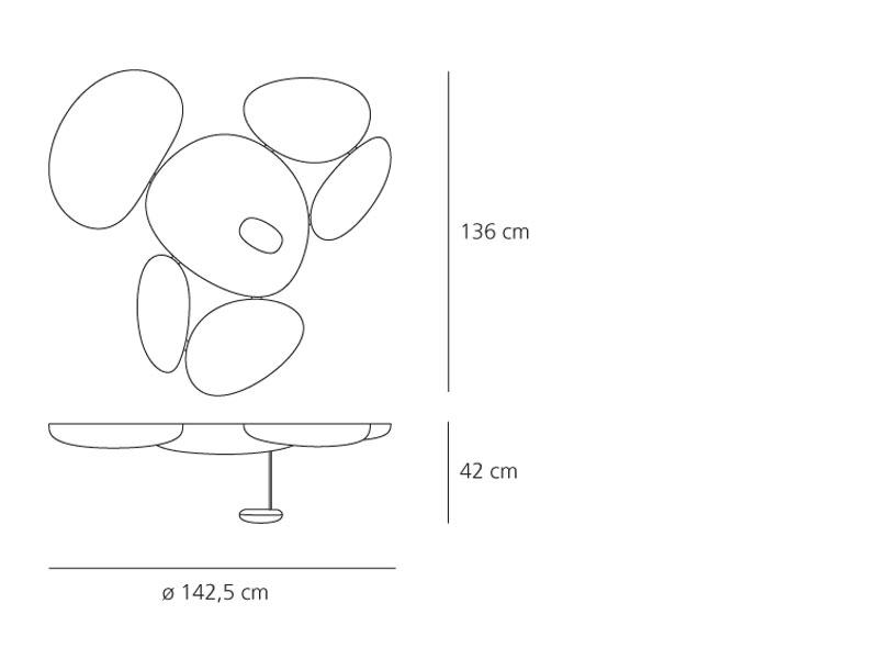 artemide skydro silhouette550970 800x600_rozmery