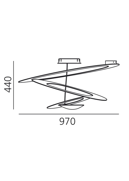 artemide pirce soffitto silhouette3267633 800x600 rozmery