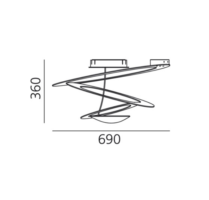 soffito67cm rozmery
