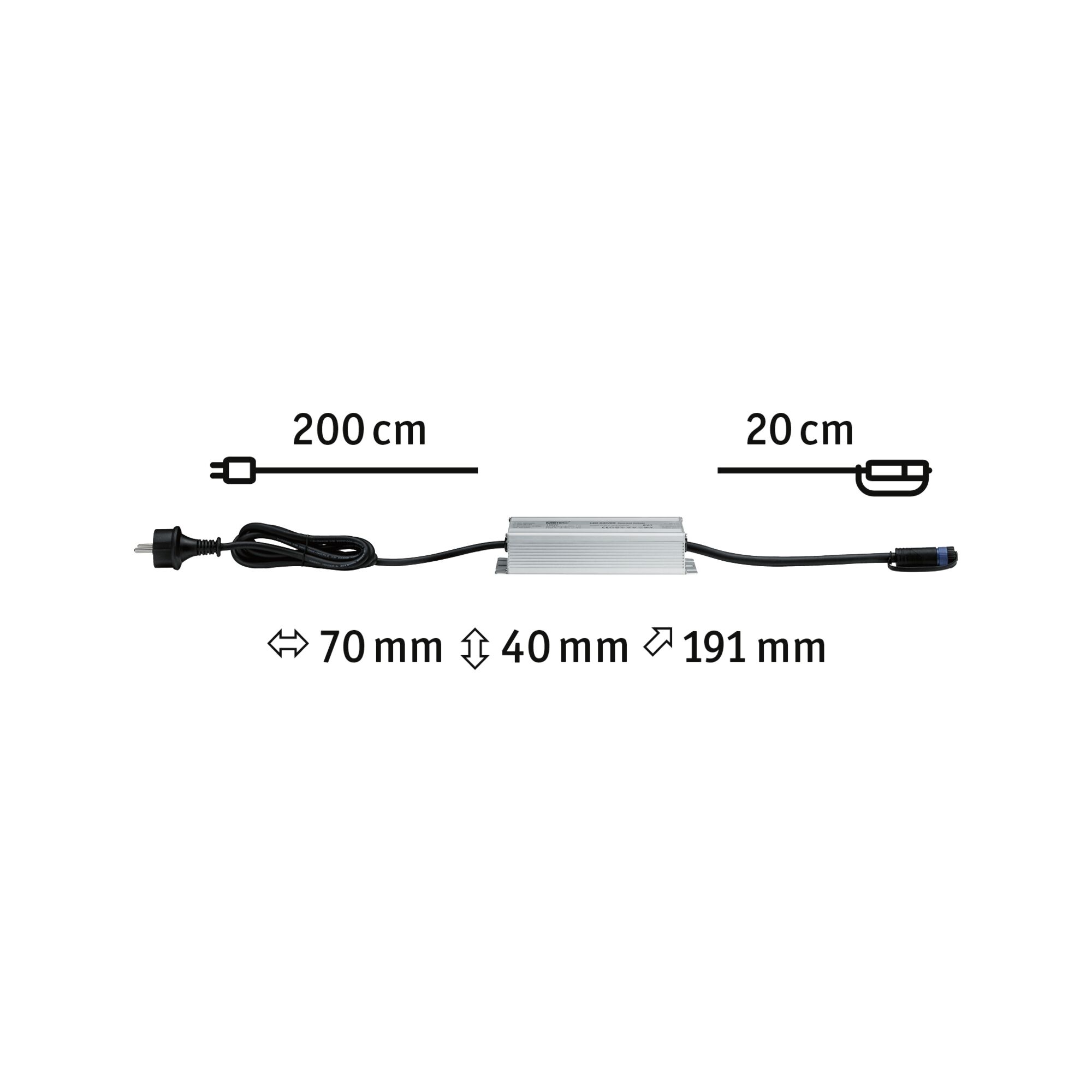 paulmann 98850 rozmery
