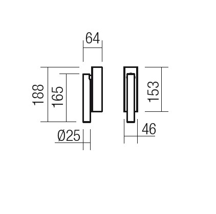 39135 5 redo kanji bile nastenne svitidlo s vypinacem 6w 3000k vyska 16 5cm_rozmery