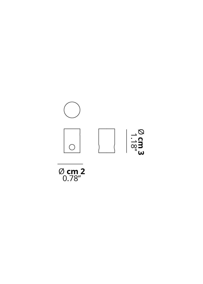 40032 3 studio italia design radial bile stropni ukotveni pro radial rozetu_rozmery