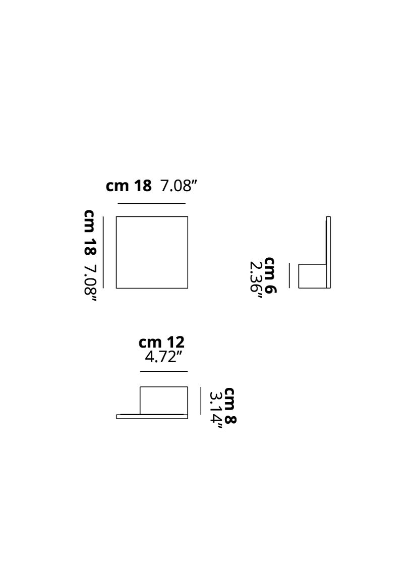 40170 5 lodes puzzle outdoor single square svitidlo pro neprime osvetleni 17w 3000k bila 18x18cm ip65_rozmery