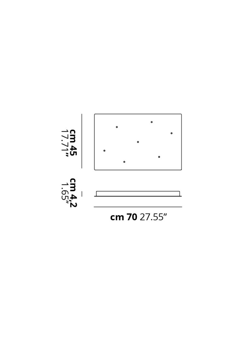 40329 1 studio italia design bila ctvercova rozeta pro max 7 zavesu 70x45cm_rozmery
