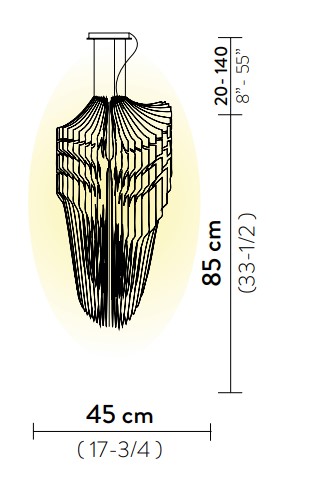 Slamp avia s rozmery