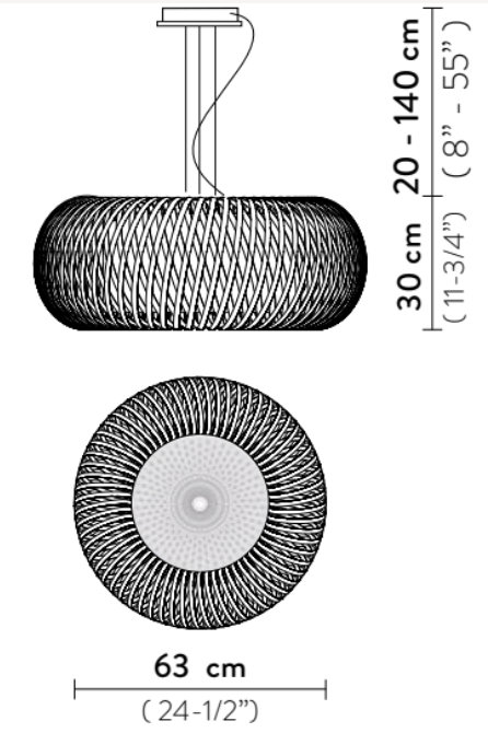 slamp kalatos suspens63 rozmery