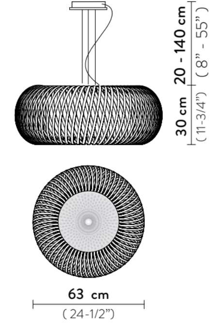 slamp kalatos suspens63 rozmery