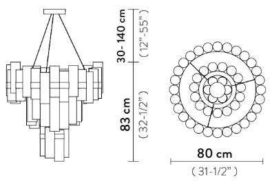 slamp la lollo83 80 rozmery