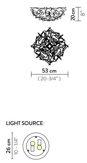 slamp veli medium rozmery