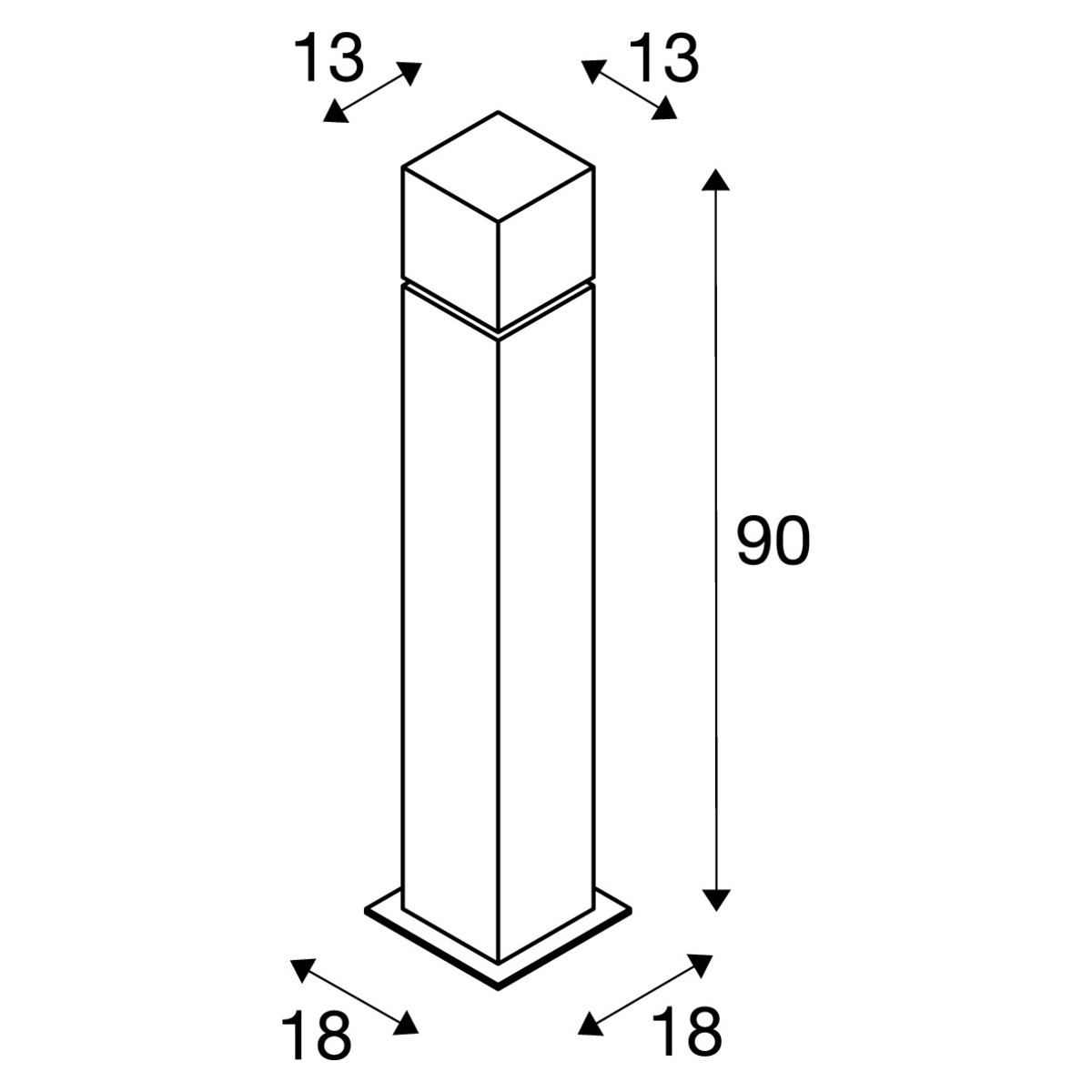 slv square90 rozmery