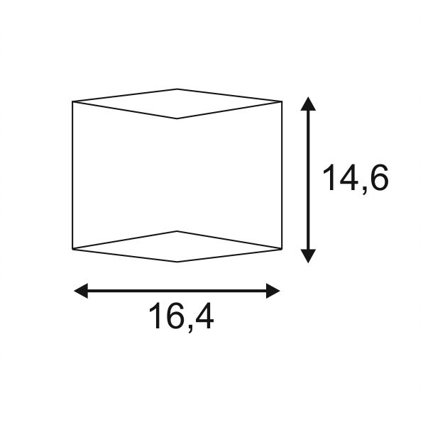 43224 8 slv cariso 3d nastenne svitidlo 7 6w led stmivatelne bila vyska 14 6cm_rozmery