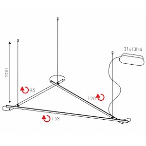 45204 3 team italia overlap 2 0 sestava 3 bilych svitidel 84w led 3000k 153 120 95cm_rozmery