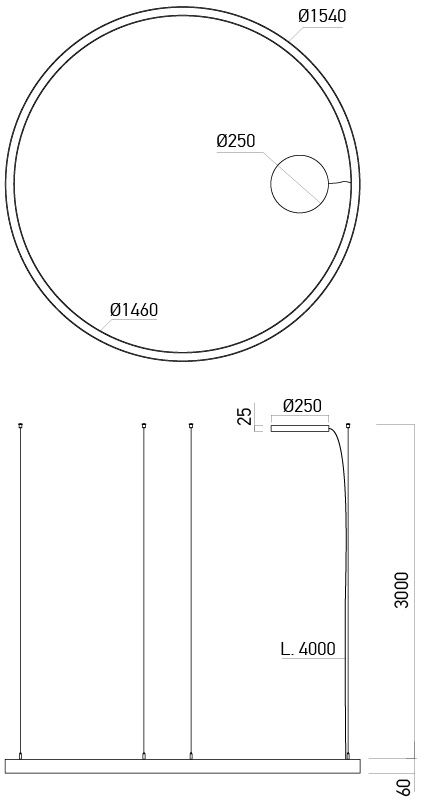 4959 3 arelux xambit cerne zavesne kruhove svitidlo 97w led 4000k prum 154cm_rozmery