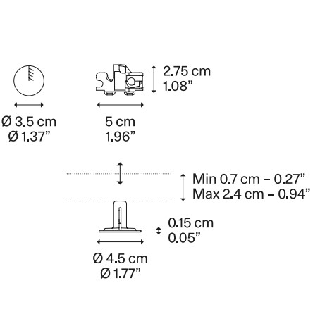 54258 lodes bila kulata zapustena rozeta pro 1 zaves prumer 12 5cm_rozmery
