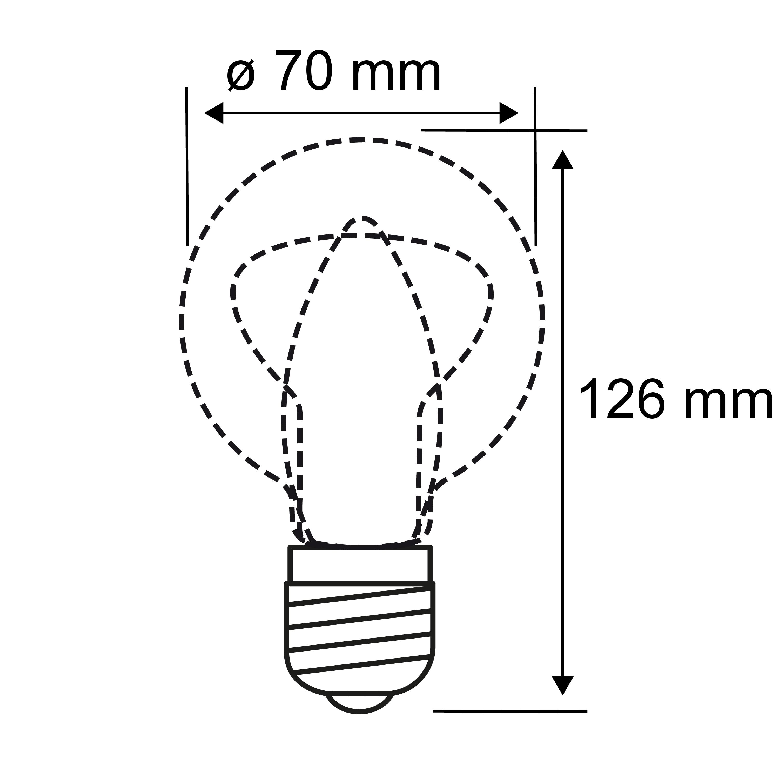 54705 6 paulmann led zarovka 13w 1521lm 2700k e27 stmivatelna vyska 12 6cm mlecna_rozmery