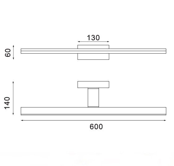 55095 3 mantra morne nastenne svitidlo nad zrcadlo chrom led 16w 1440lm 4000k sirka 60cm ip44_rozmery
