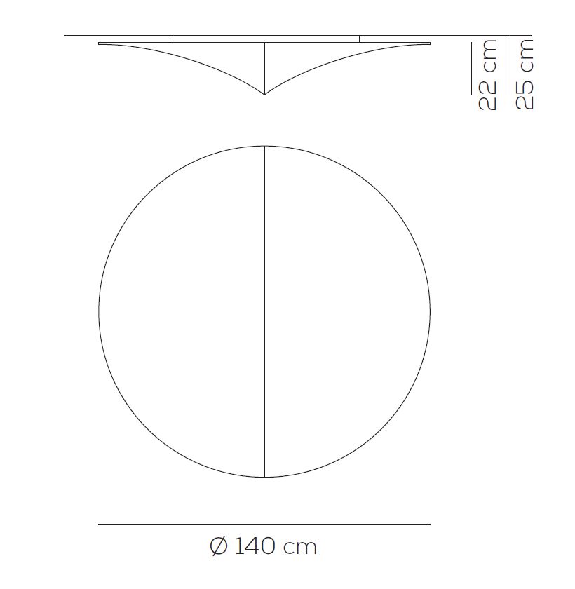 5742 11 axolight nelly designove svitidlo z bileho textilu 4x70w prumer 140cm_rozmery