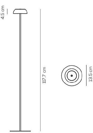 axolight float floor lamp rozmery