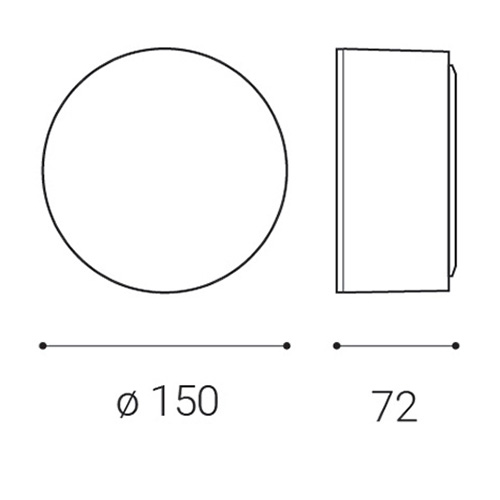 led2 button rozmery