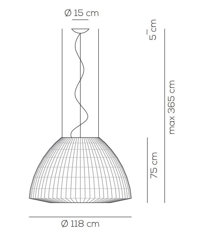 axo light bell 118 rozmery