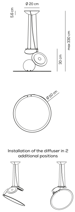 5976 1 axolight cut designove zavesne svitidlo 18w led 3000k stmivatelne prum 50cm_rozmery