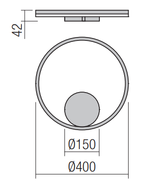 Indirect 40cm rozmery