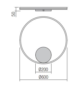 39243 3 redo orbit direct nastenne stropni kruhove svitidlo 42w led 3000k bila prum 60cm_rozmery