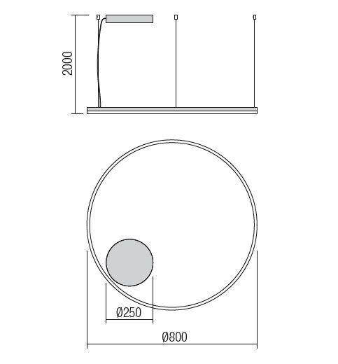 39435 5 redo orbit direct zavesne kruhove svitidlo 55w led 3000k cerna prum 80cm_rozmery