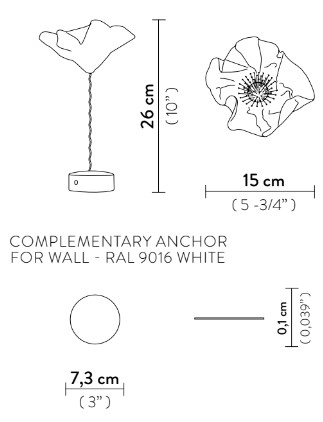 slamp lefleur rozmery