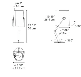 diesel fork stolni lampa rozmery
