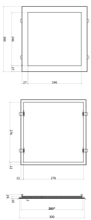 mivvy slim 30x30 rozmery