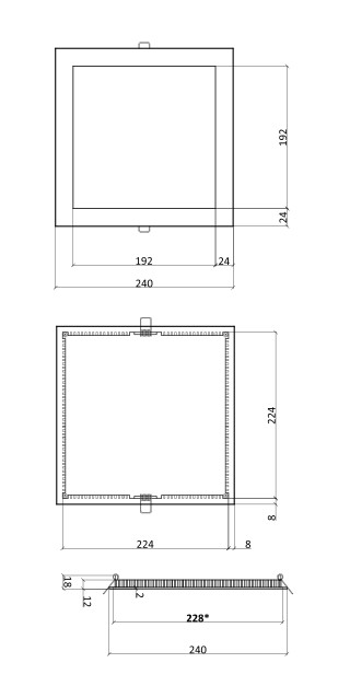 mivvy slim 24x24 rozmery