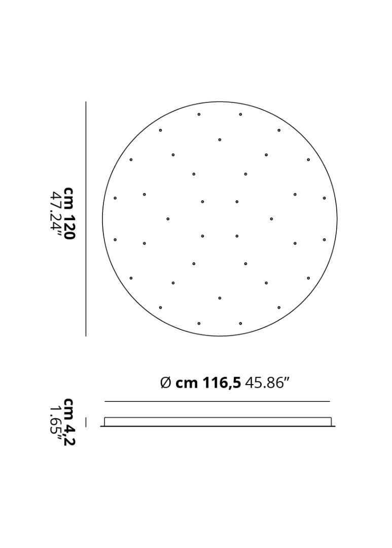 40326 7 studio italia design bila kulata rozeta pro max 36 zavesu prumer 120cm_lodes_rozmery