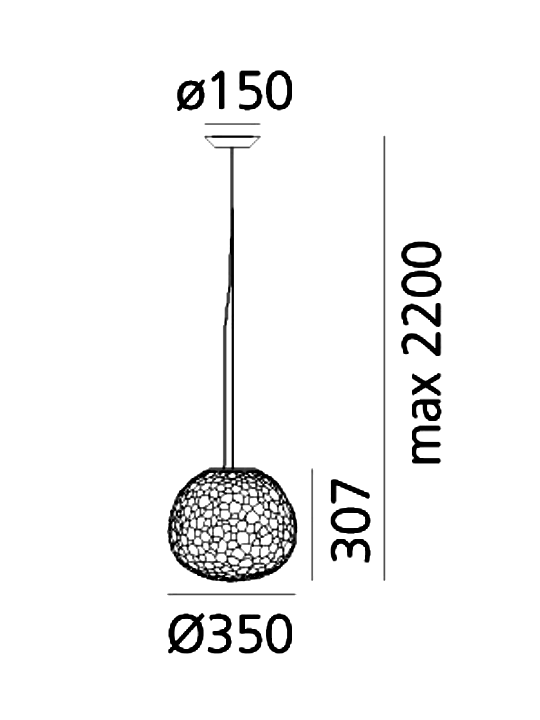 Meteorite 35 suspension rozmery