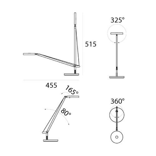 artemide demetra micro tavolo rozmery