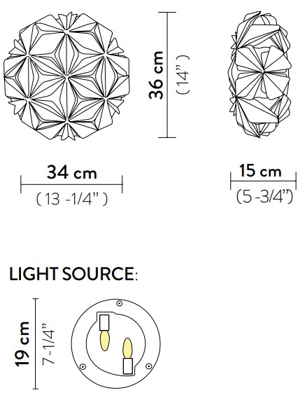 slamp la vie mini rozmery