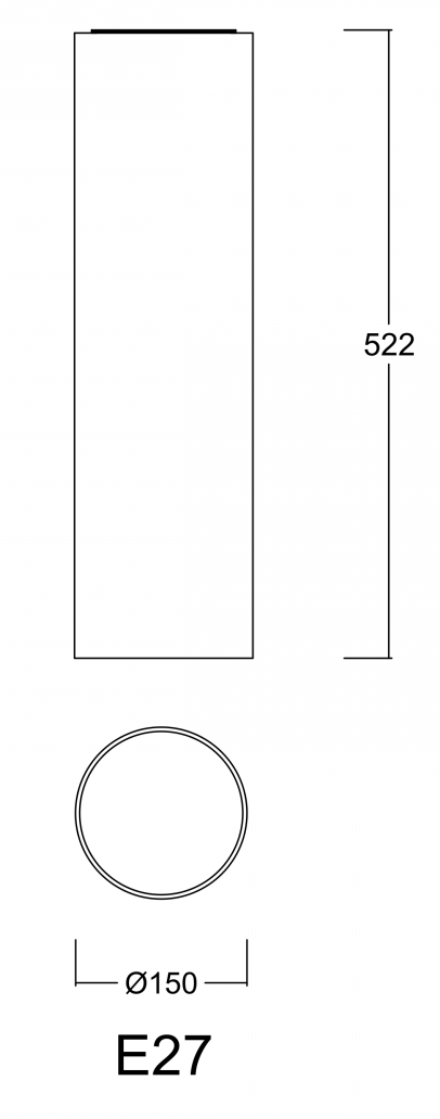 osmont kumaE27 rozmery