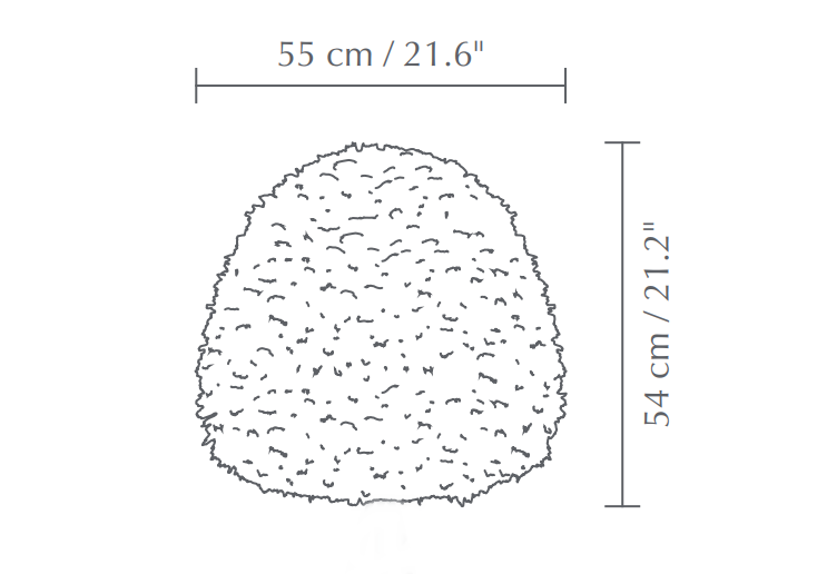 EOS EVIA 55cm rozmery
