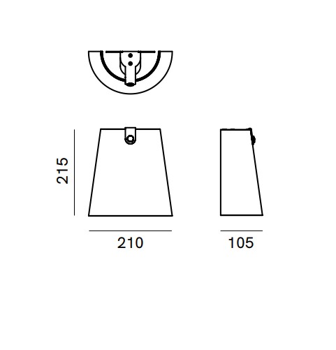 Il fanale Bell DT 287.04 rozmery