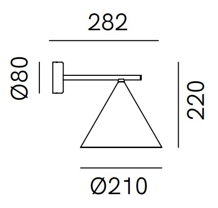 Cone 286 08 rozmery