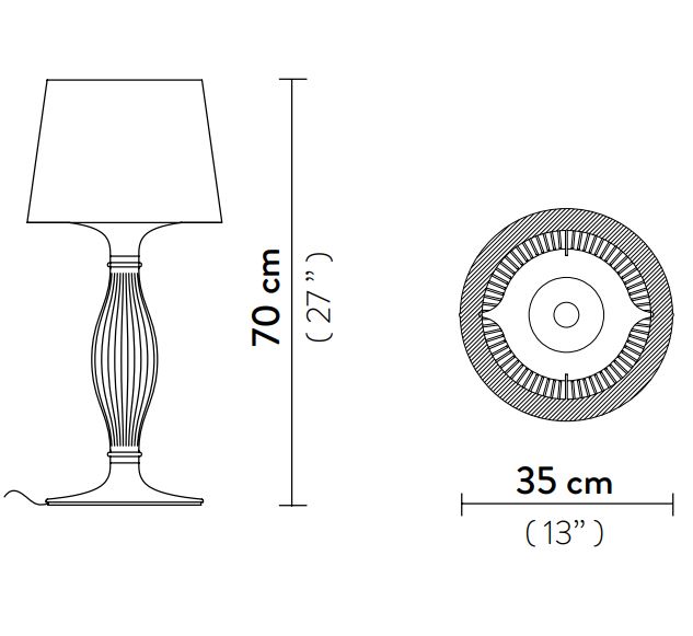 Liza Table rozmery