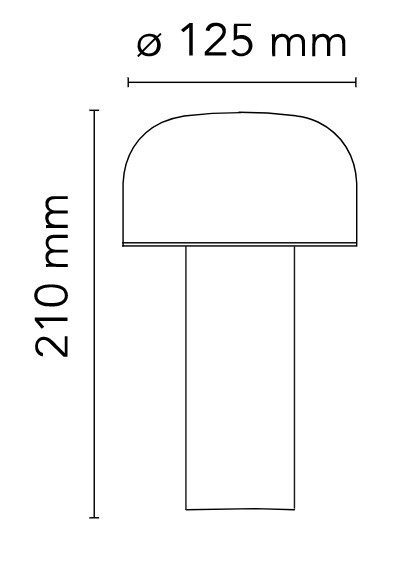 Flos bellhop table rozmery