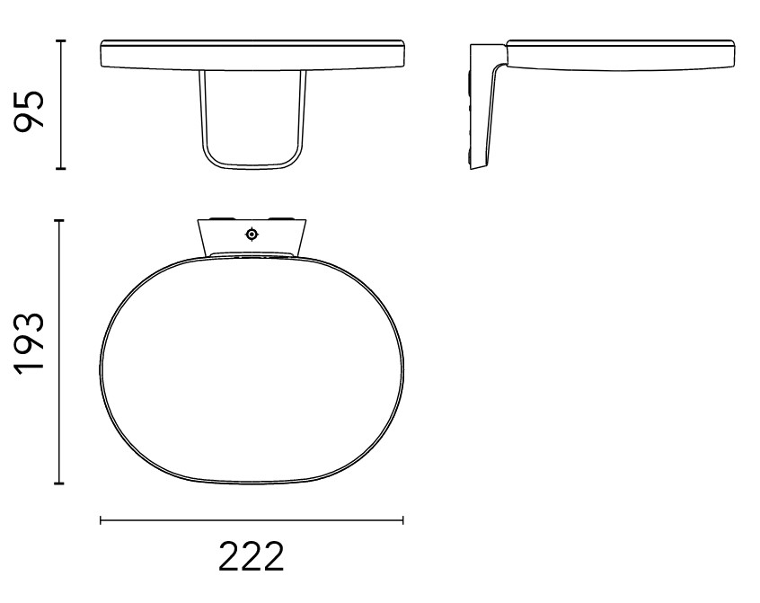 flos optilight w1_rozmery