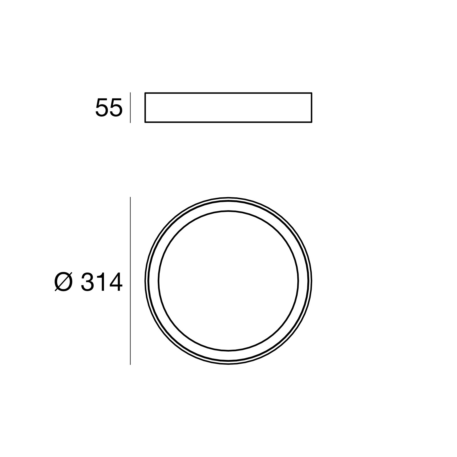 Linea Light 8334_rozmery