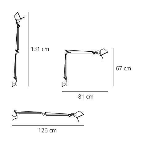 831 2 artemide tolomeo parete halo designove nastenne svitidlo s vypinacem 1x77w e27 hlinik max 131cm_rozmery