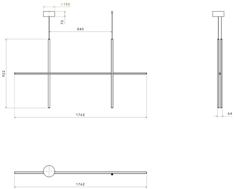 Flos Coordinates F1862044 rozmery