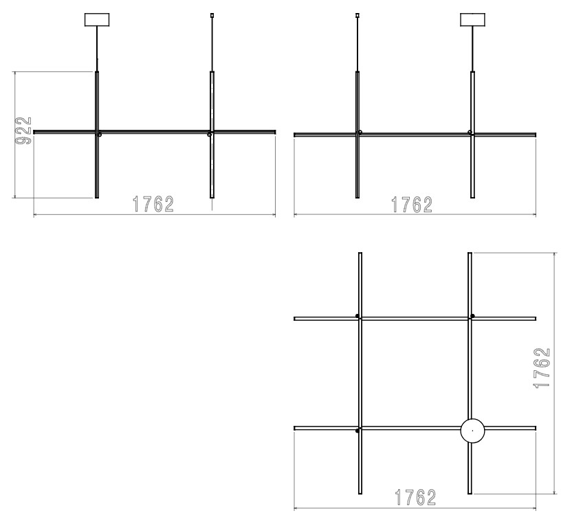 Flos coordinates suspension F1848044 rozmery